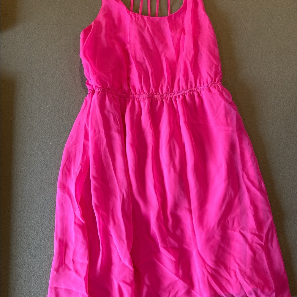 No Boundaries Hot Pink Mini Dress
